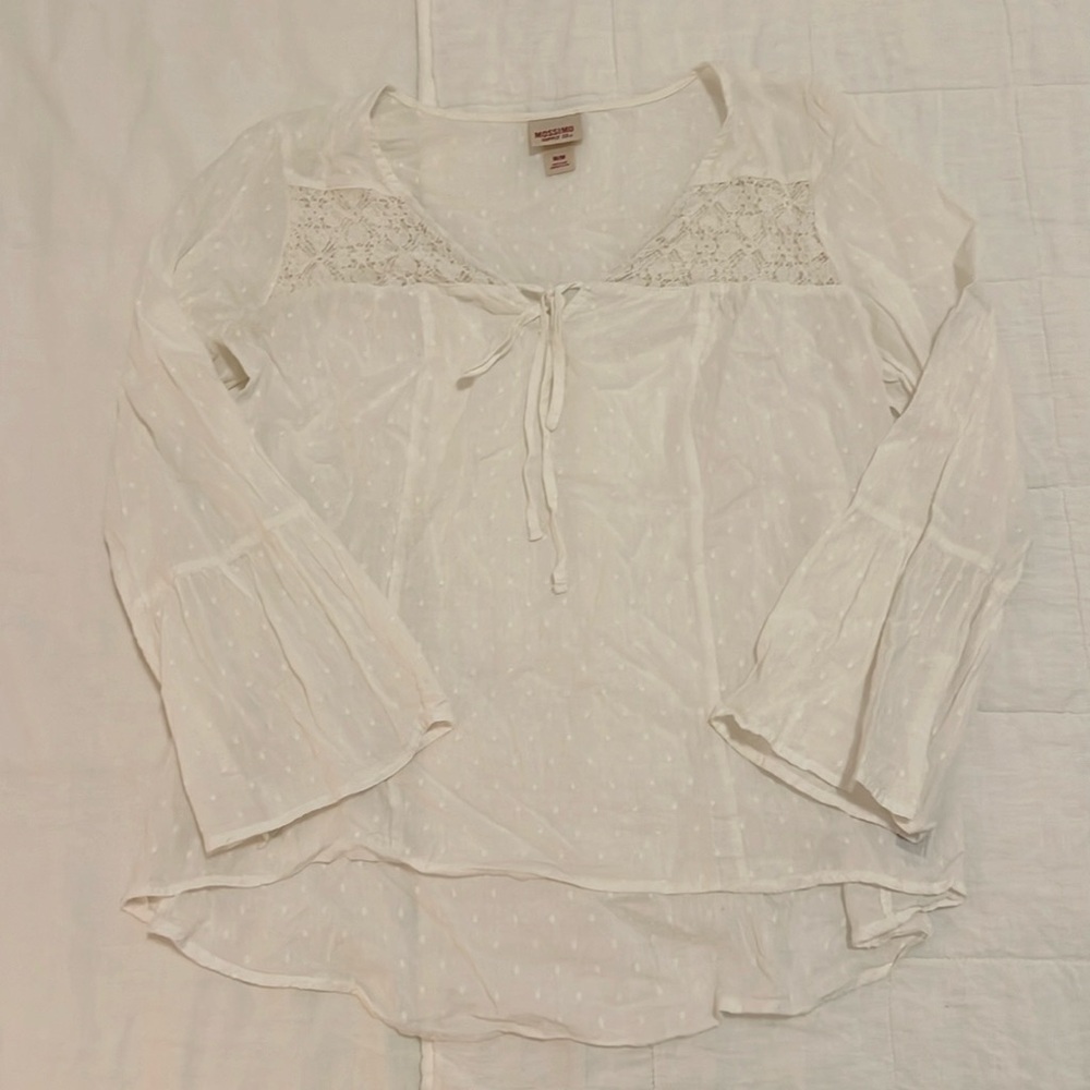 Mossimo white blouse